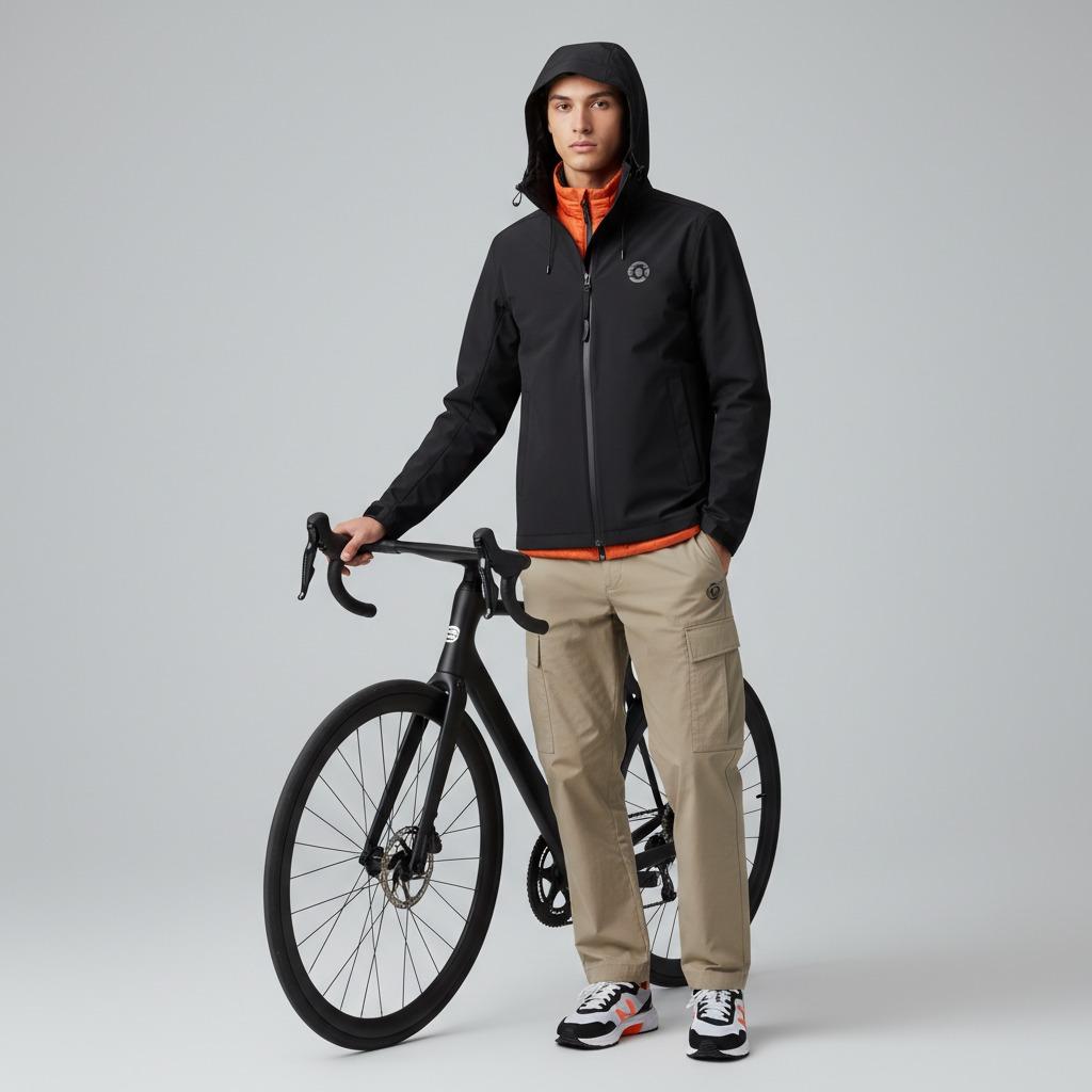 personalized cycling jackets, waterproof cycling coat, custom cycling raincoat, customized rain jackets for cyclists