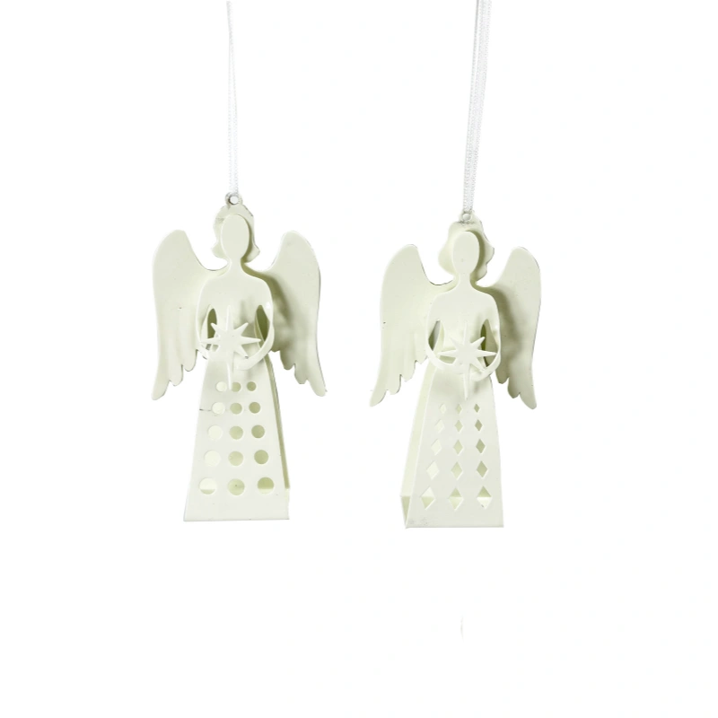 Metal angel hanging ornament