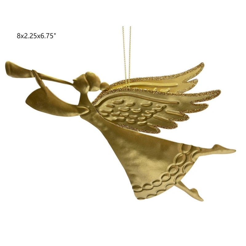 Metal flying bird ornament