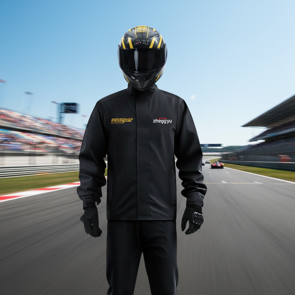 黑色成人摩托车雨衣