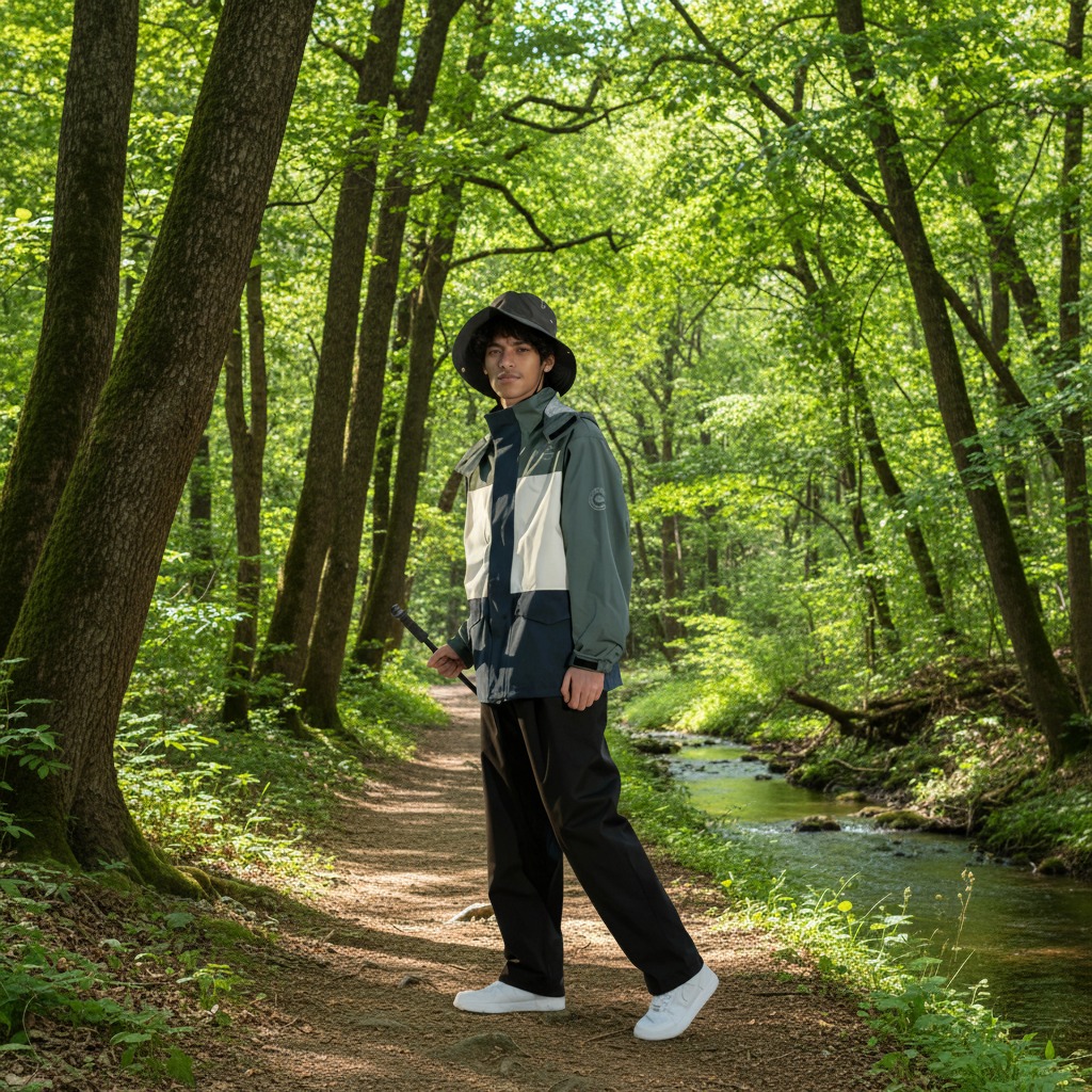 Matte Finish Motorcycle Raincoat