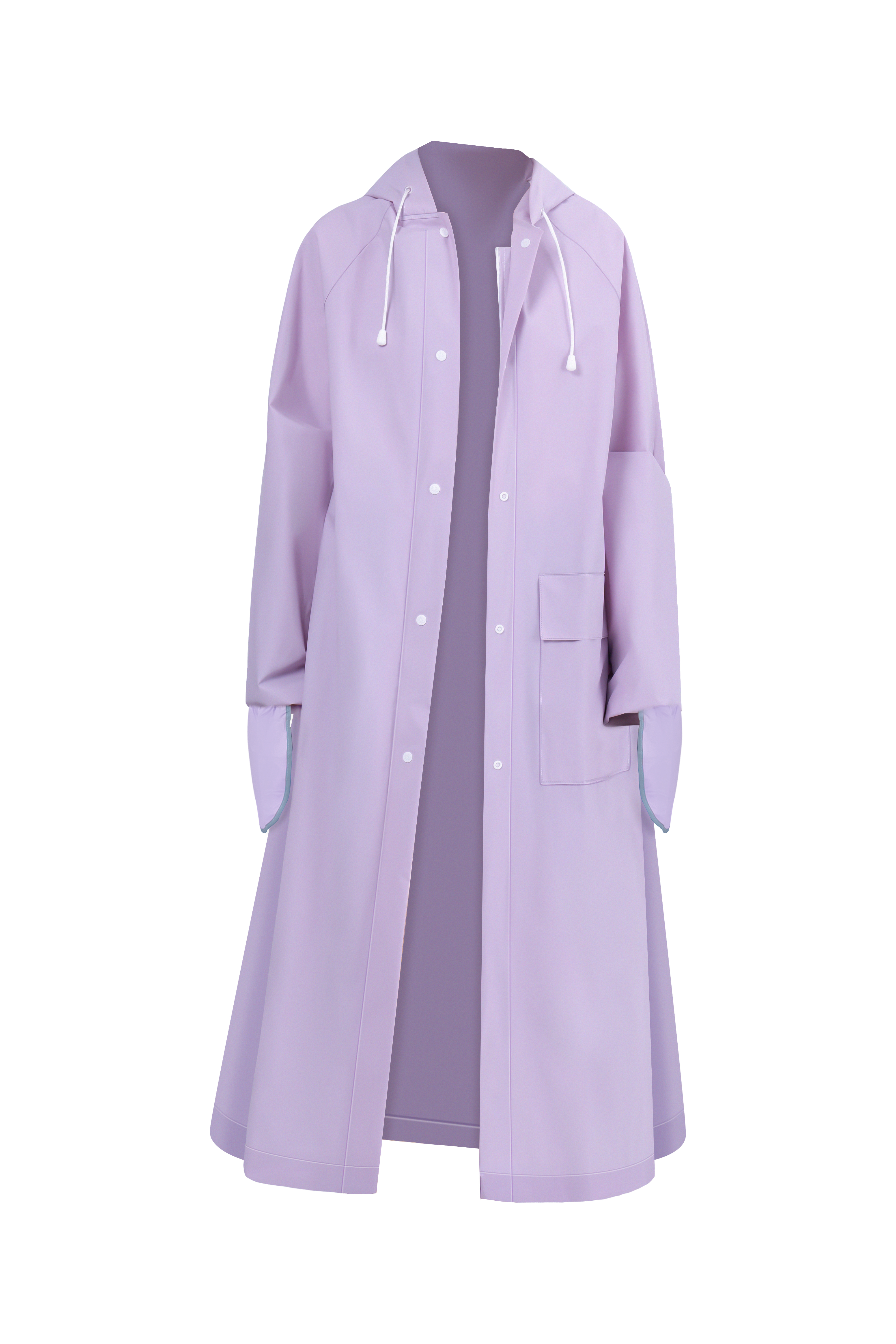 Zipper Trench Raincoat