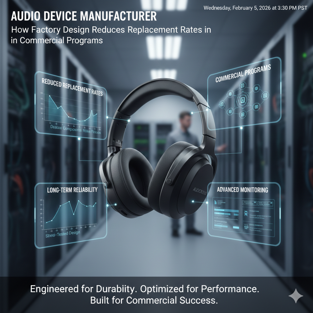 How an Audio Device Manufacturer Helps Reduce Replacement Rates in Commercial Programs How an Audio Device Manufacturer Helps Reduce Replacement Rates in Commercial Programs