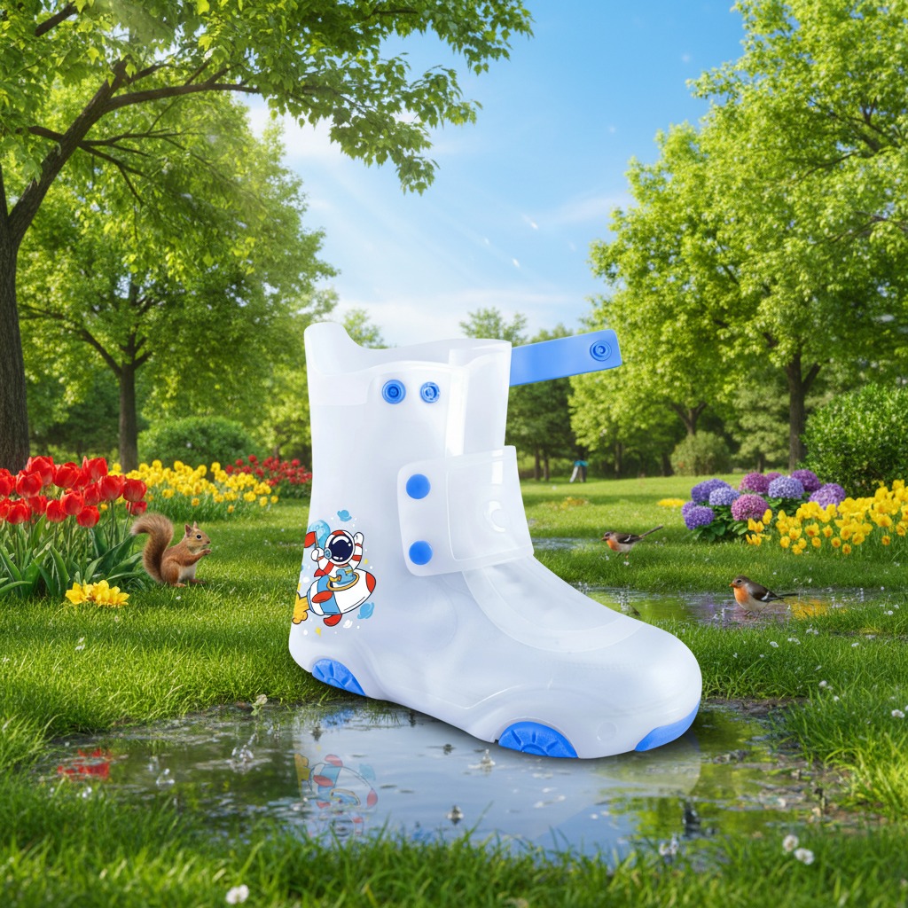 ผ้าคลุมรองเท้ากันฝนสำหรับเด็ก