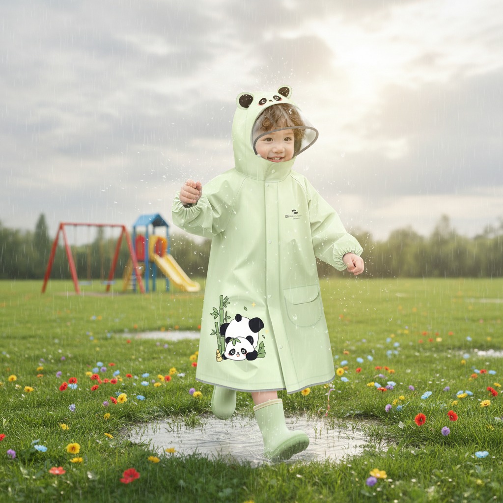 معطف واقٍ من المطر للأطفال