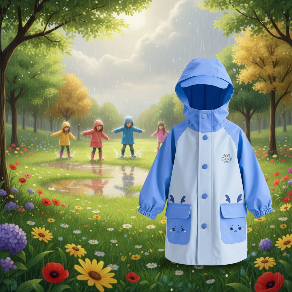 معطف مطر للأطفال
