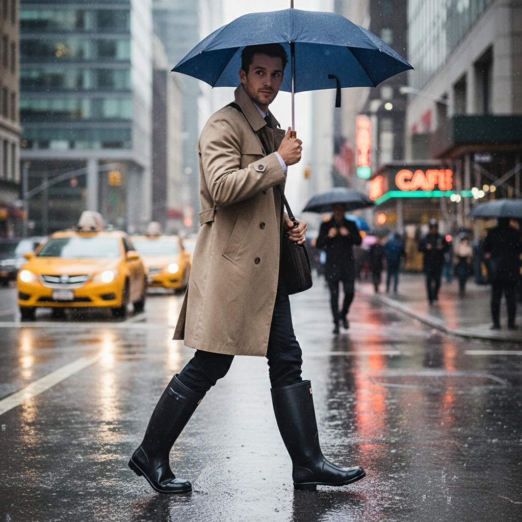 bottes de pluie pour hommes