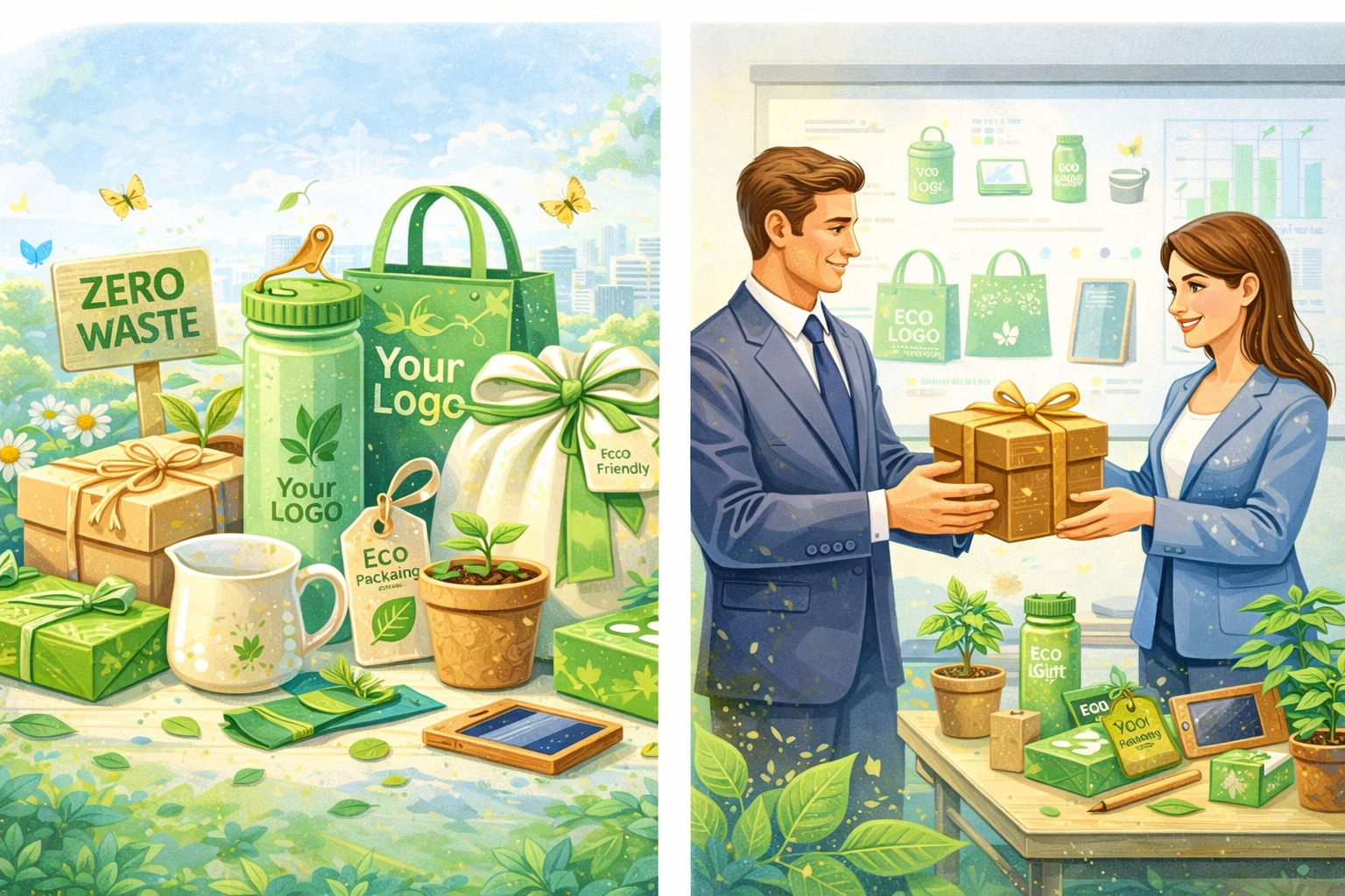 Sustainable gift exchange and wrapping.webp