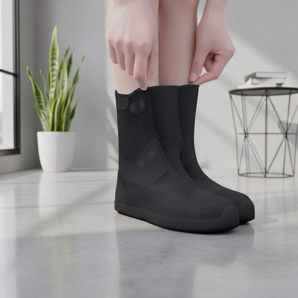 成人中筒雨鞋套