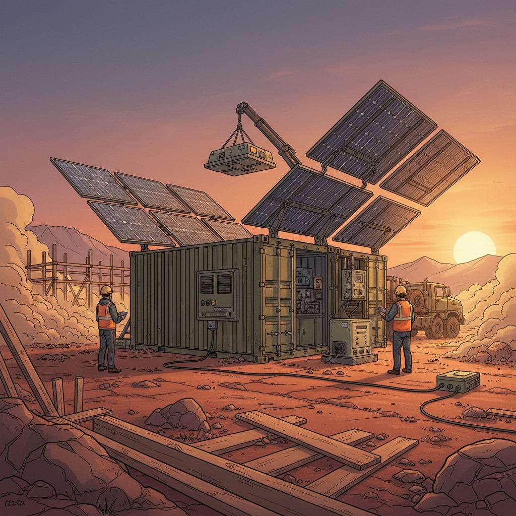 集装箱太阳能电池板