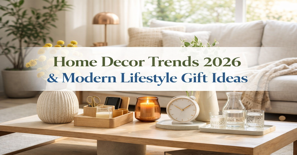 Home Decor Trends 2026: Modern Lifestyle Gift Ideas and Functional Living Spaces