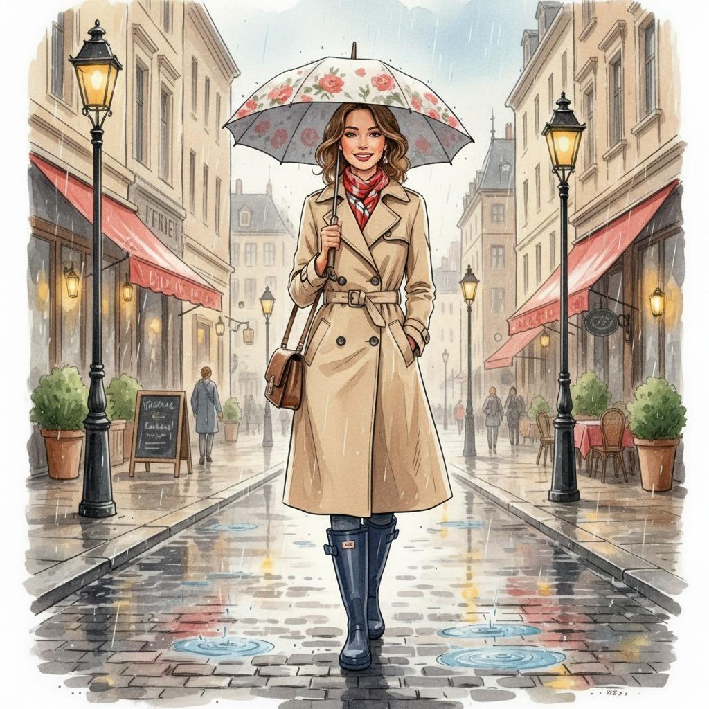 UGG 여성용 레인부츠