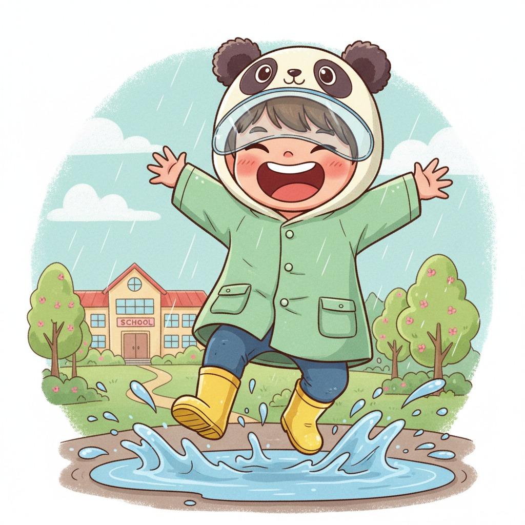 เสื้อกันฝนสำหรับเปิดเทอม