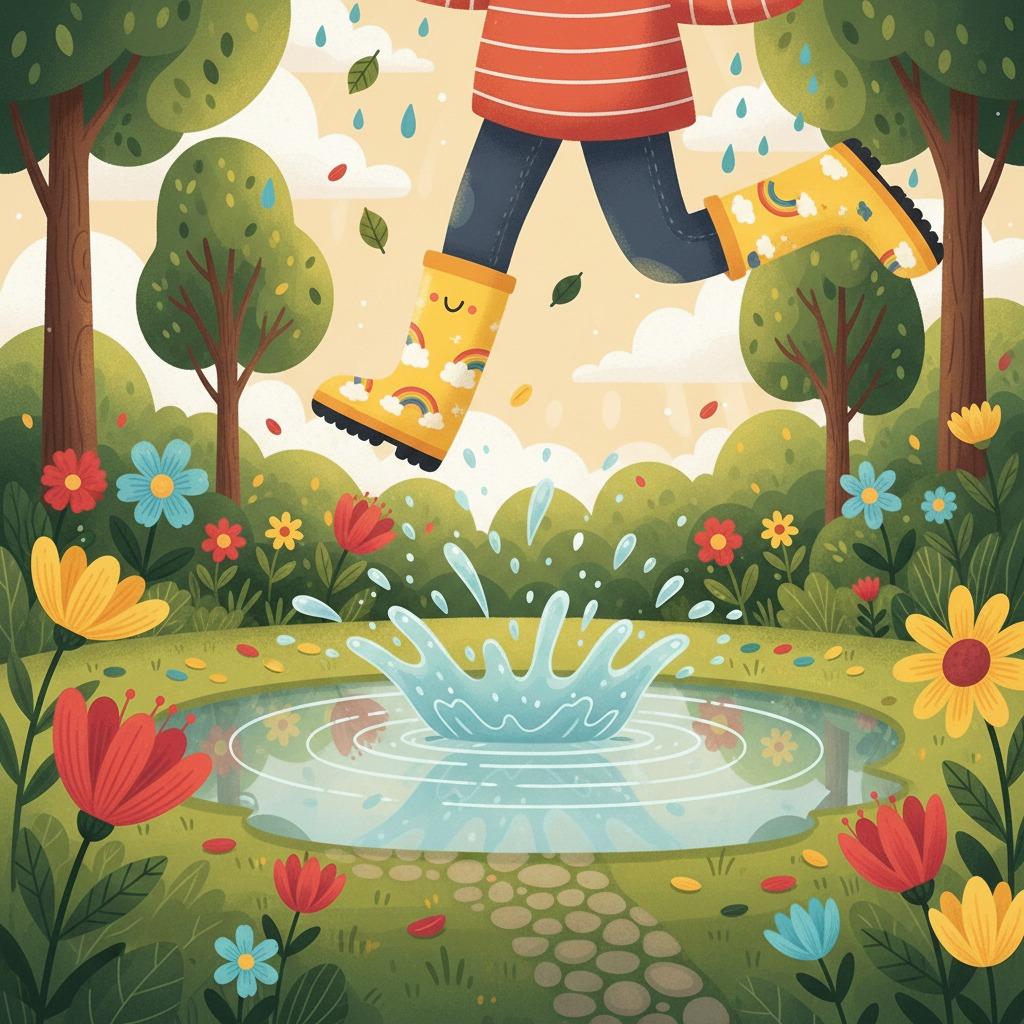 รองเท้าบูทกันฝนสุดน่ารัก