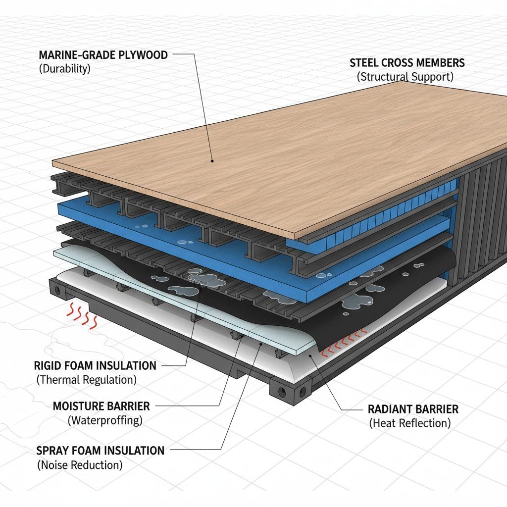 Mastering Shipping Container Floor: Insulation & Durability