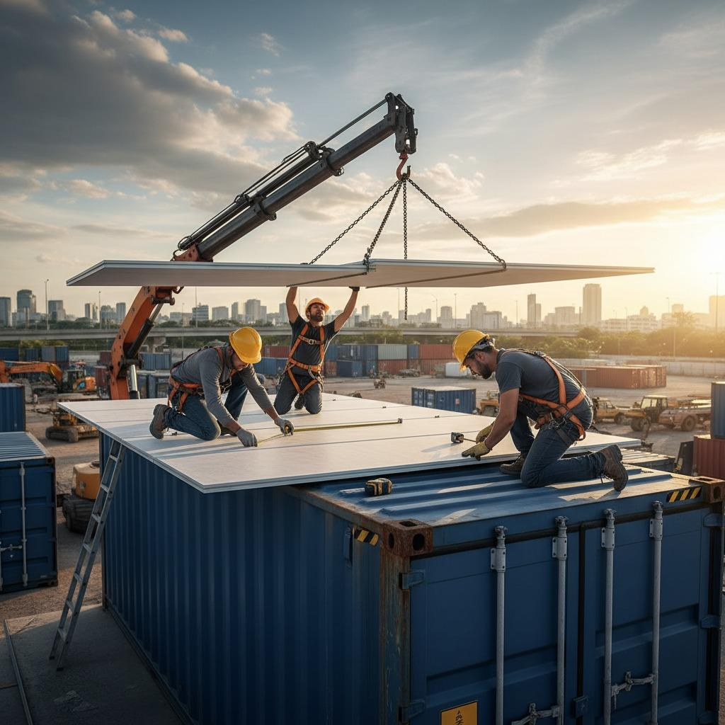 Enhance Durability with Shipping Container Roof Panels