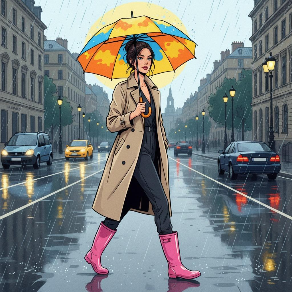 Giày đi mưa màu hồng: Thời trang và tiện dụng cho mọi cuộc phiêu lưu