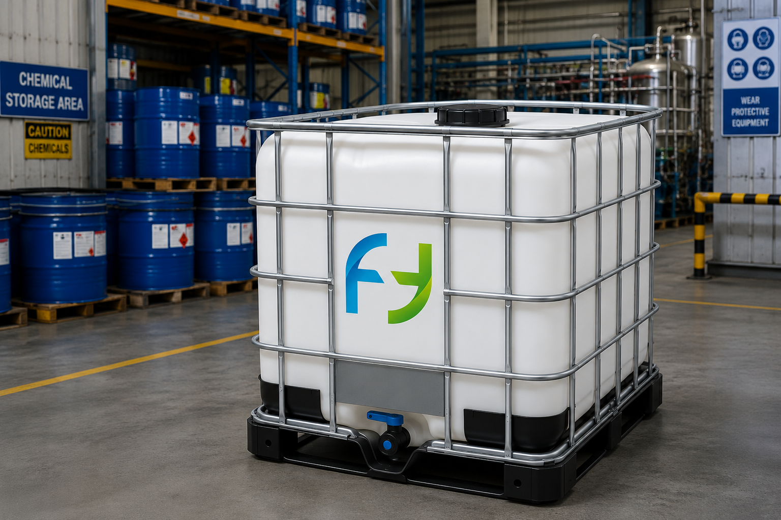 Stackable Plastic Chemical Drum: Space-Efficient Storage for Industrial Liquids