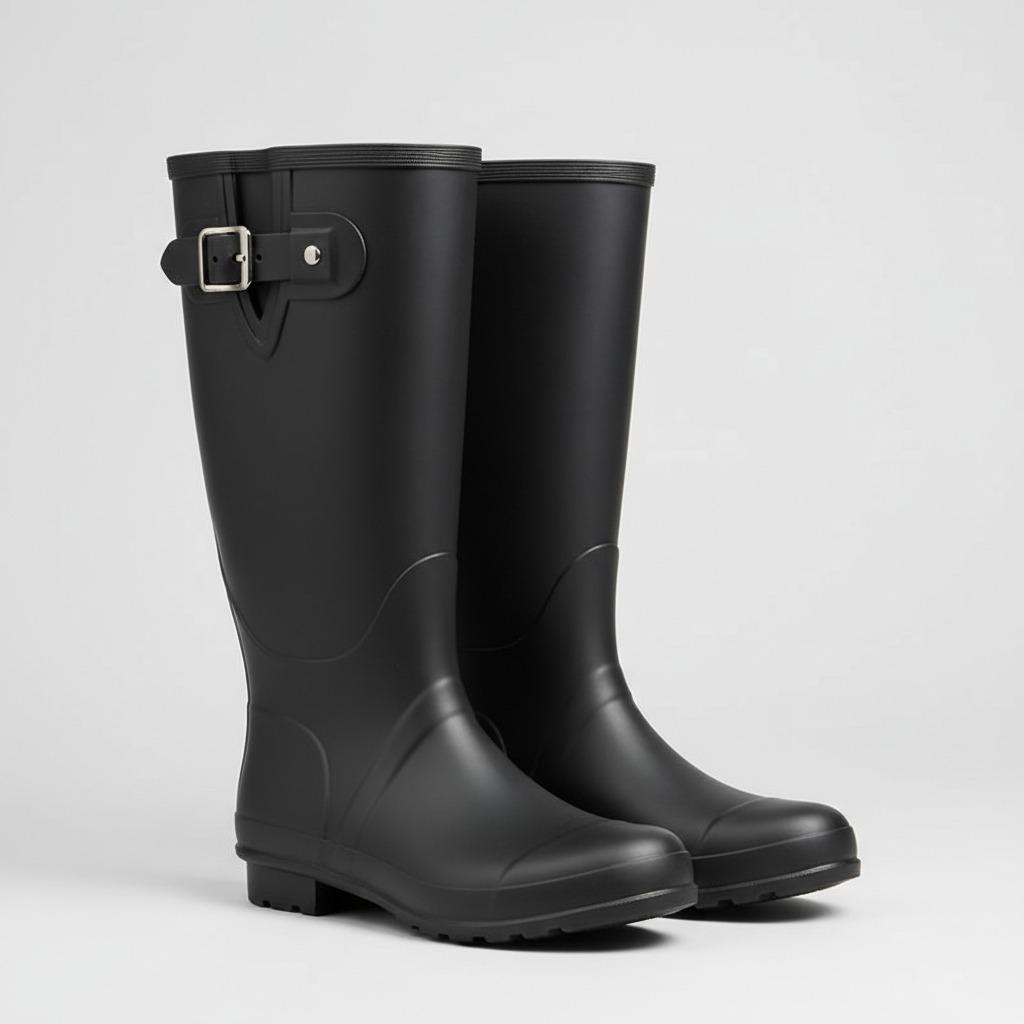 fashionable rain boots