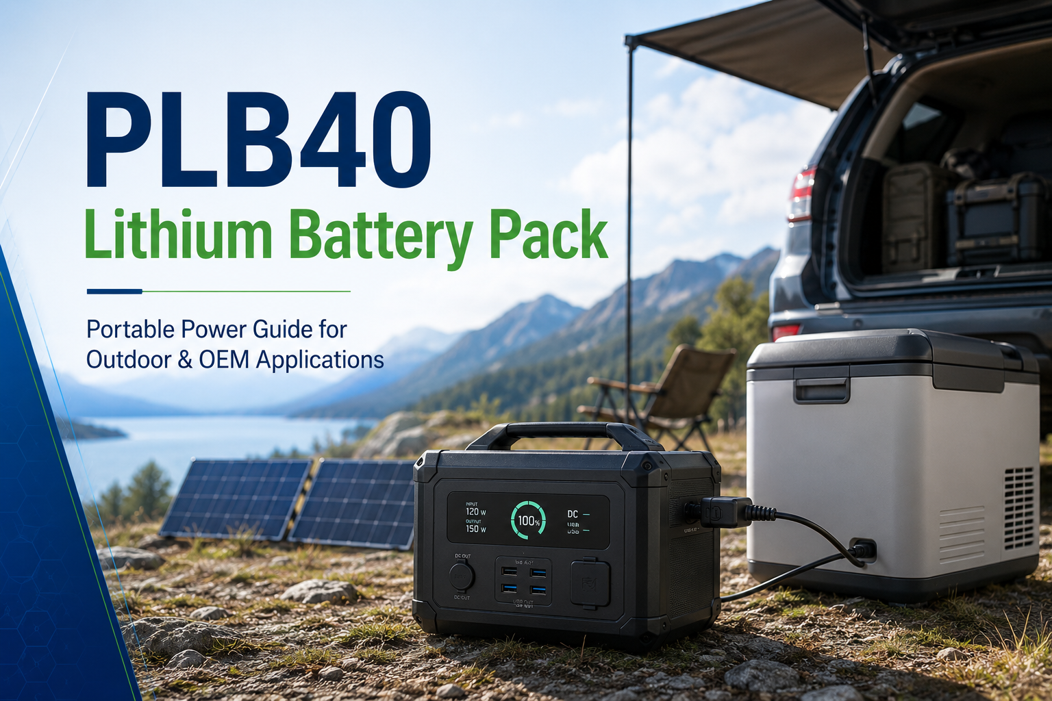 PLB40 Lithium Battery Pack: Portable Power Guide for Outdoor Coolers, 12V Devices, and OEM Applications