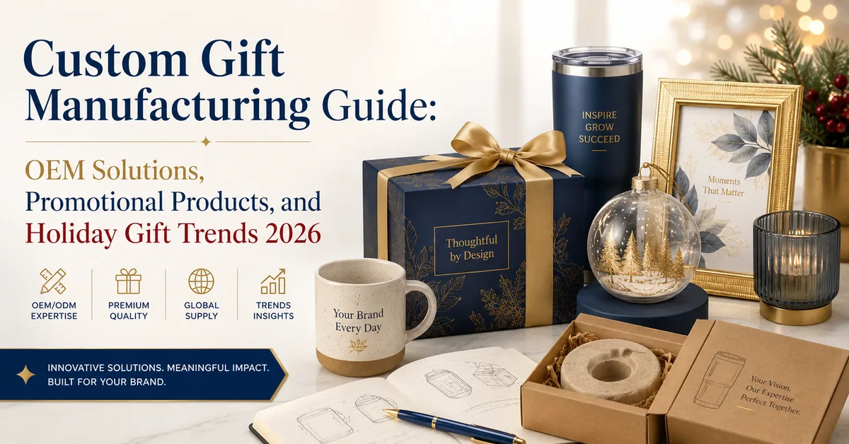 Custom Gift Manufacturing Guide: OEM Solutions, Promotional Products, and Holiday Gift Trends 2026