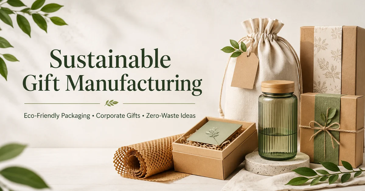 Sustainable Gift Manufacturing: The Future of Eco-Friendly Packaging and Corporate Gifting