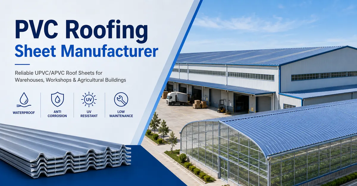 PVC roofing sheet manufacturer