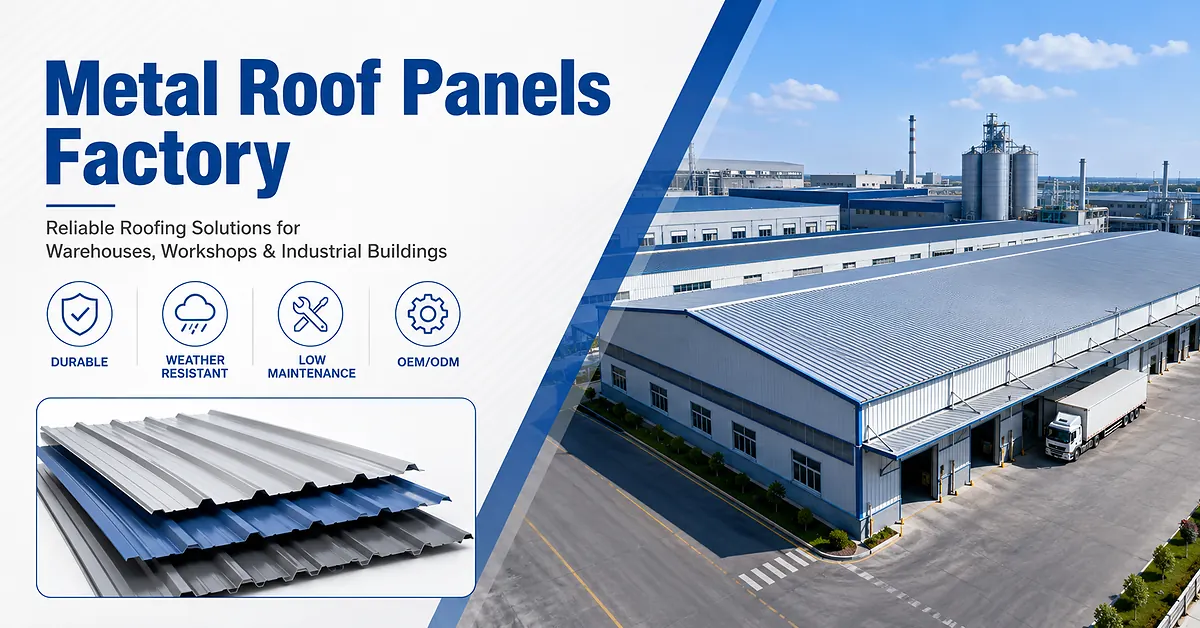 Metal Roof Panels Factory: How to Choose the Right Roofing Material for Farms, Factories, and Warehouses