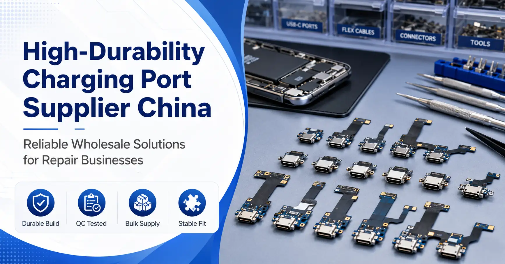 How to Choose a High-Durability Charging Port Supplier in China?