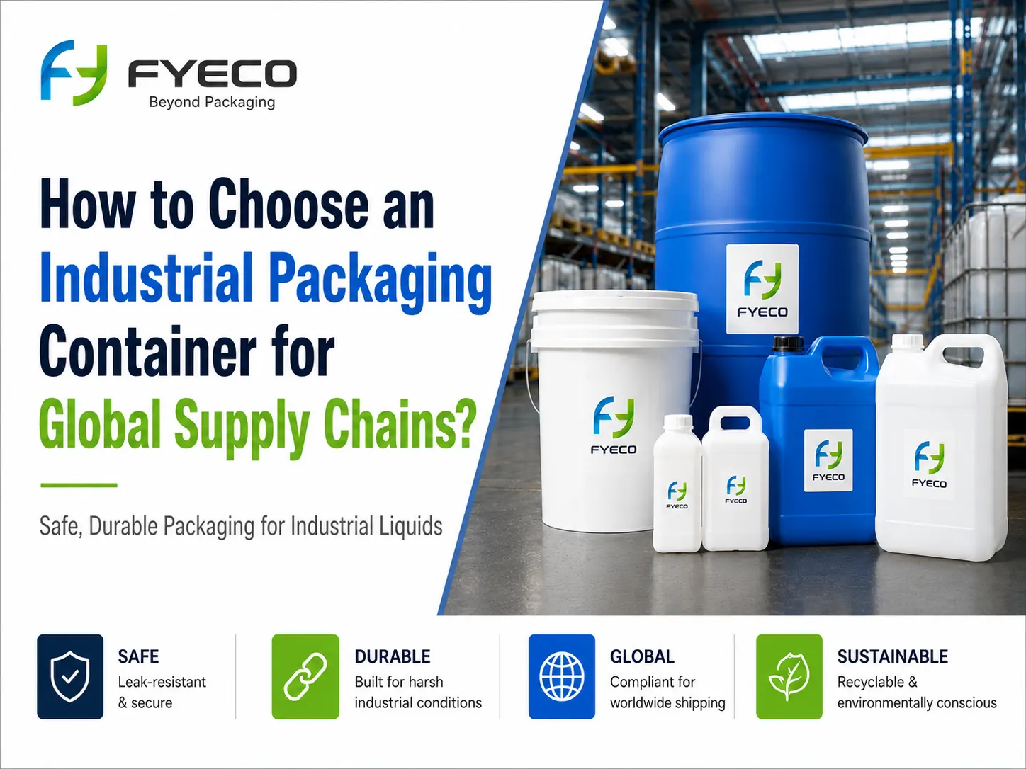 industrial packaging container