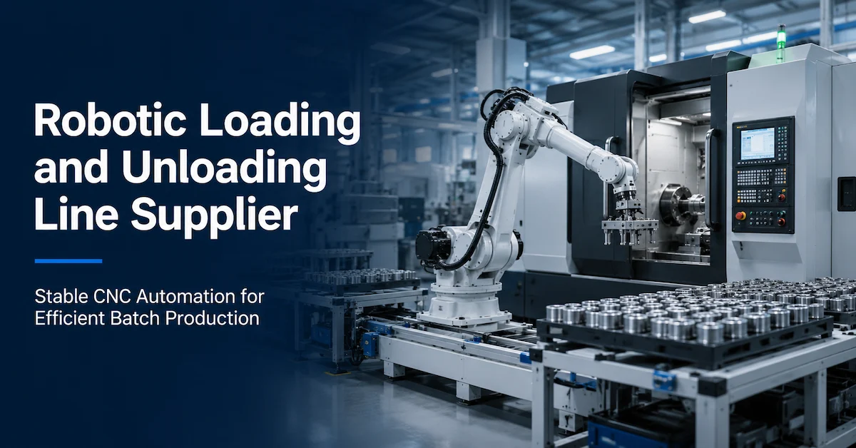Robotic Loading and Unloading Line Supplier for CNC Automation and Stable Batch Production