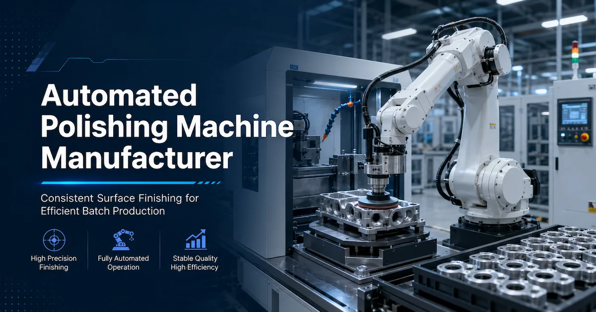 Automated Polishing Machine Manufacturer for Stable Surface Finishing and Batch Production