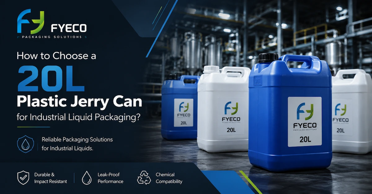 FYECO 20L plastic jerry can packaging