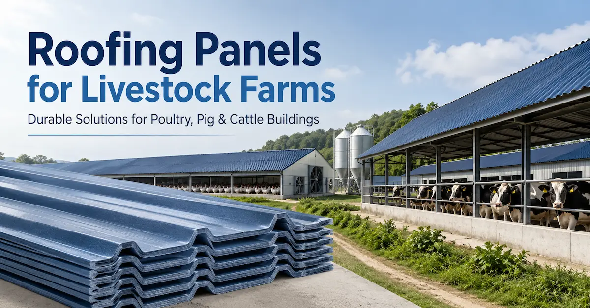 Roofing Panels for Livestock Farms: How to Choose Durable Roof Sheets for Poultry, Pig, and Cattle Buildings