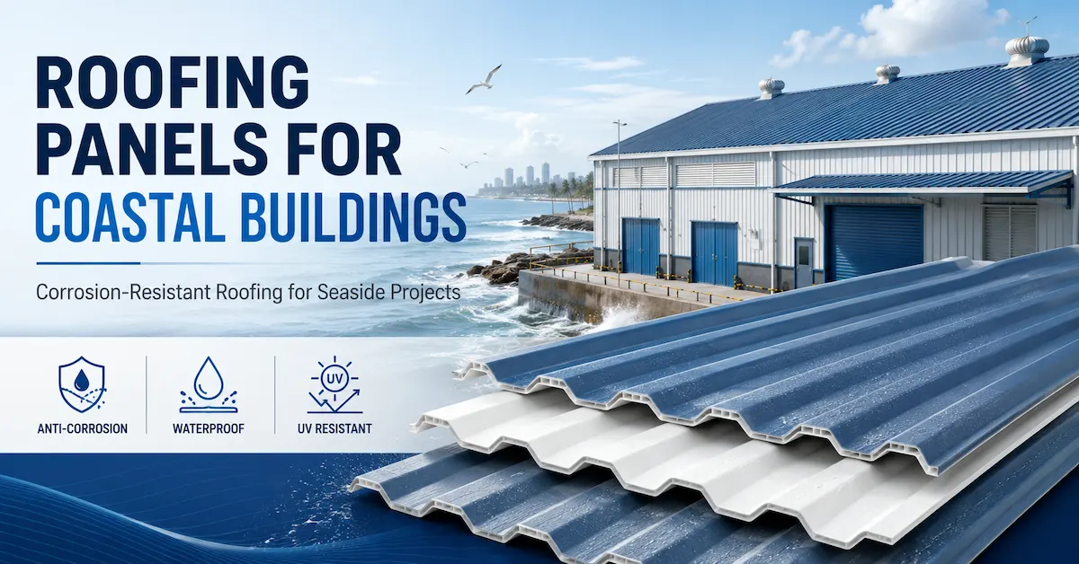 Roofing Panels for Coastal Buildings: How to Choose Corrosion-Resistant Roof Sheets for Harsh Seaside Environments