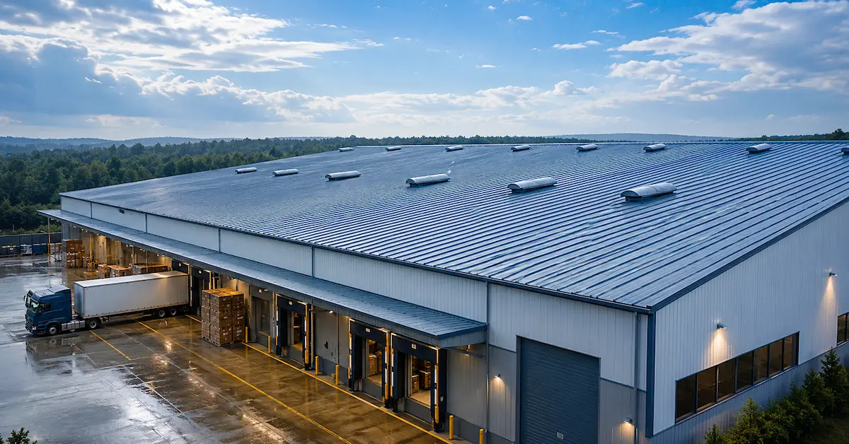 Roofing Materials for Warehouses: How to Choose Durable Roof Panels for Storage, Logistics, and Industrial Buildings