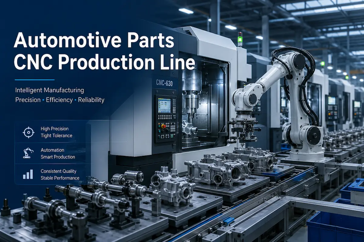 Automotive Parts CNC Production Line for Stable and Scalable Manufacturing