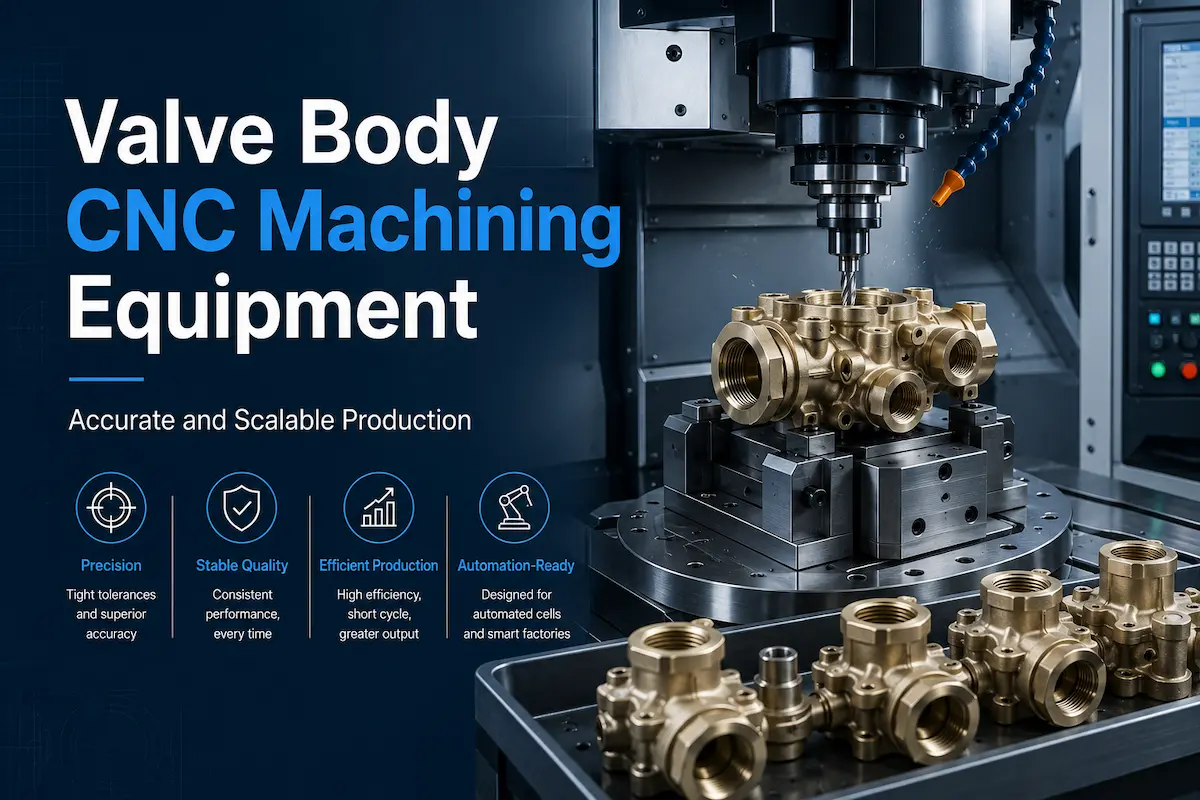 Valve Body CNC Machining Equipment for Accurate and Scalable Production