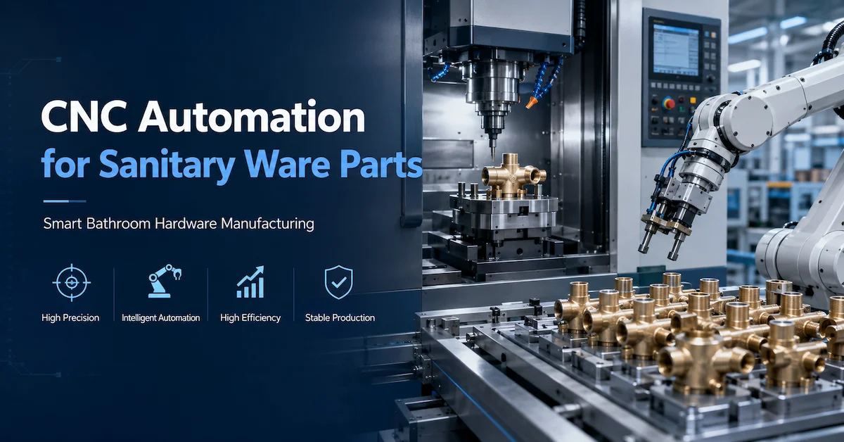 CNC Automation for Sanitary Ware Parts: A Complete Manufacturing Solution