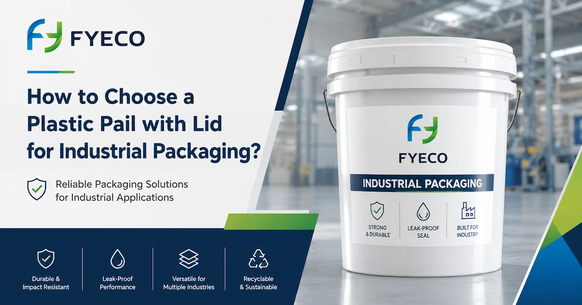 How to Choose a Plastic Pail with Lid for Industrial Packaging?