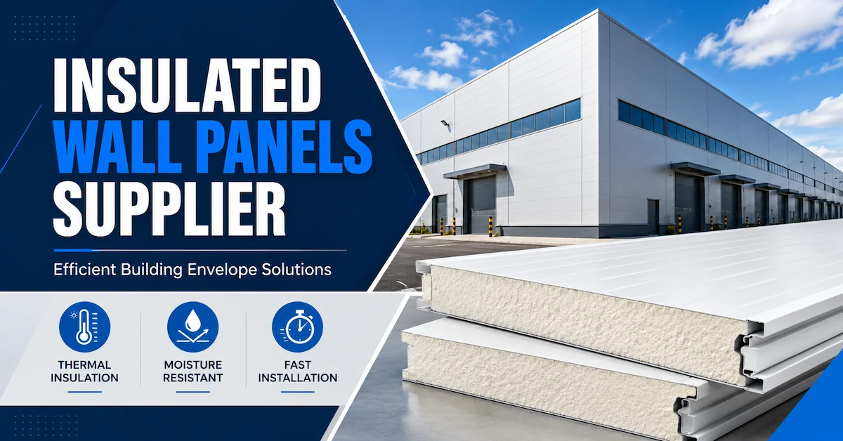Insulated Wall Panels Supplier: How Modern Building Projects Benefit from Energy-Efficient Wall Systems