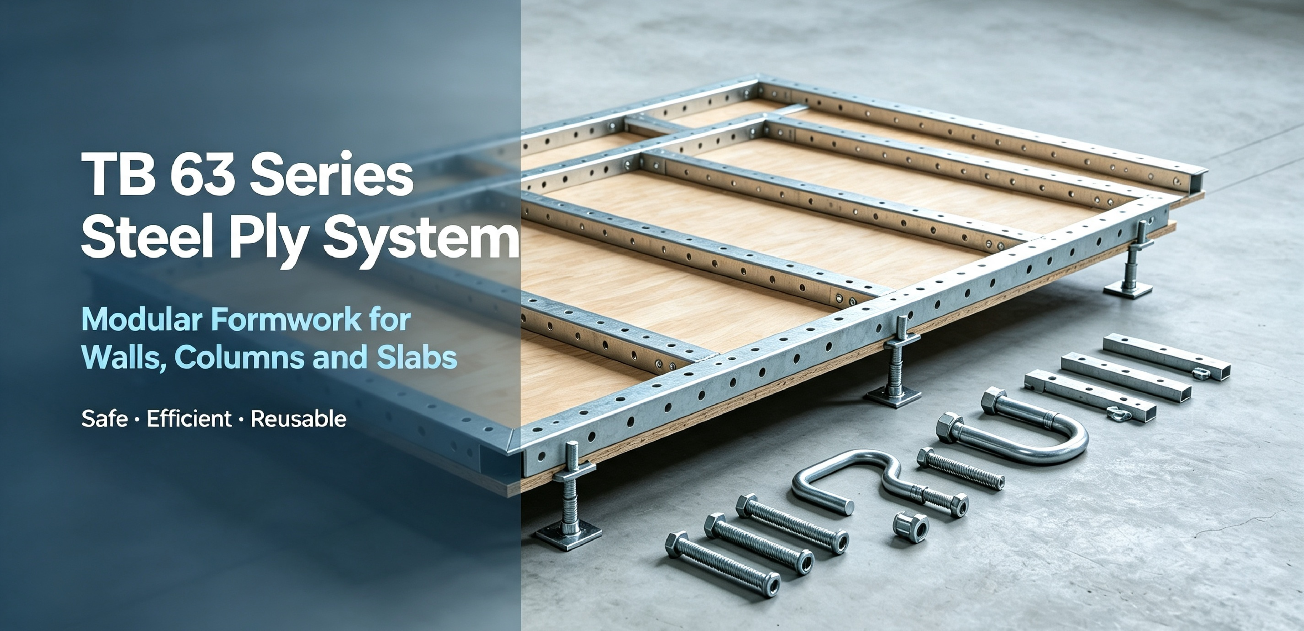 Introducing the TB 63 Series Steel Ply System: Revolutionizing Modern Construction Formwork