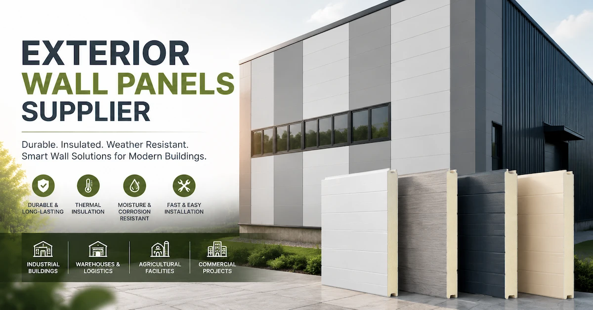 Exterior Wall Panels Supplier: How to Choose Durable Wall Solutions for Industrial and Commercial Buildings