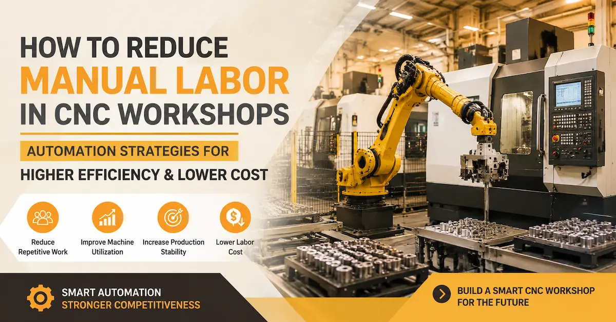 How to Reduce Manual Labor in CNC Workshops: Automation Strategies for Better Efficiency