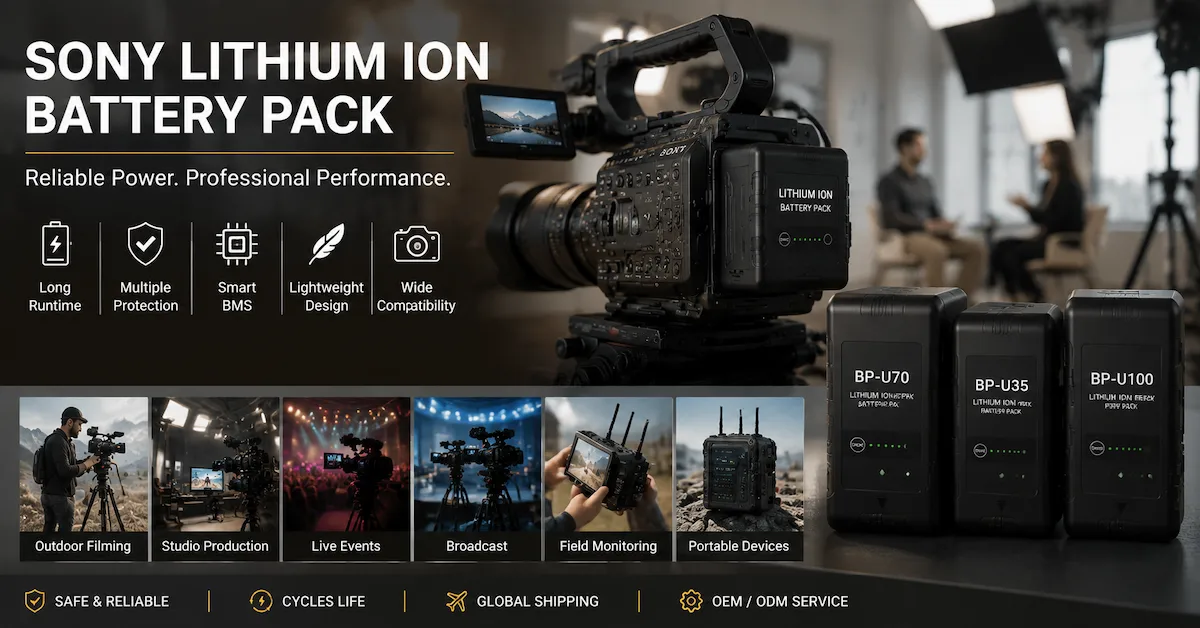 Sony Lithium Ion Battery Pack: Replacement and OEM Sourcing Guide Sony Lithium Ion Battery Pack: Replacement and OEM Sourcing Guide