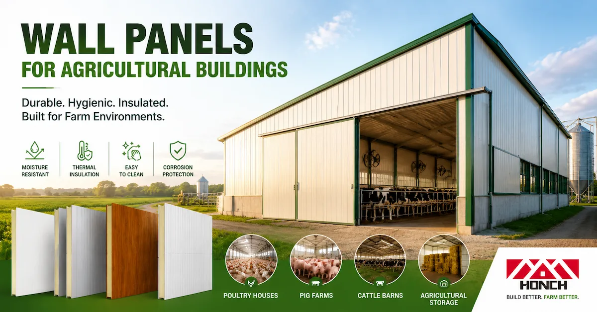 Wall Panels for Agricultural Buildings: How to Choose Durable Wall Solutions for Farms and Agricultural Projects