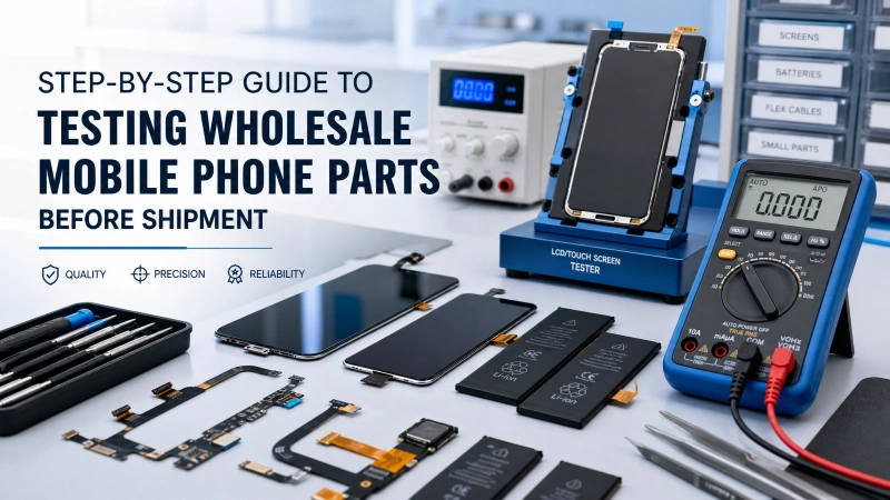 Step-by-Step Guide to Testing Wholesale Mobile Phone Parts Before Shipment: A Comprehensive Quality Manual