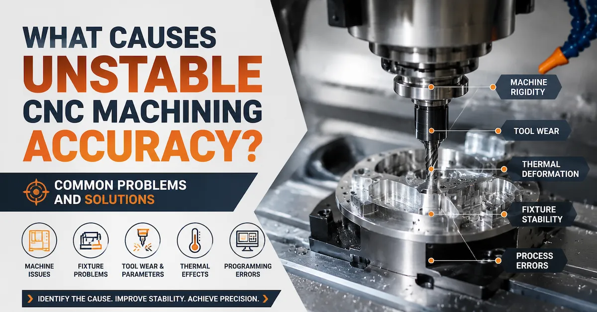 What Causes Unstable CNC Machining Accuracy? Common Problems and Solutions