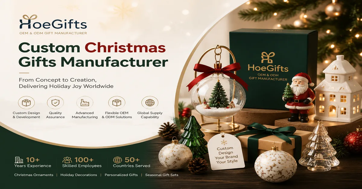 Custom Christmas Gifts Manufacturer: How HoeGifts Creates Premium Holiday Products for Global Brands