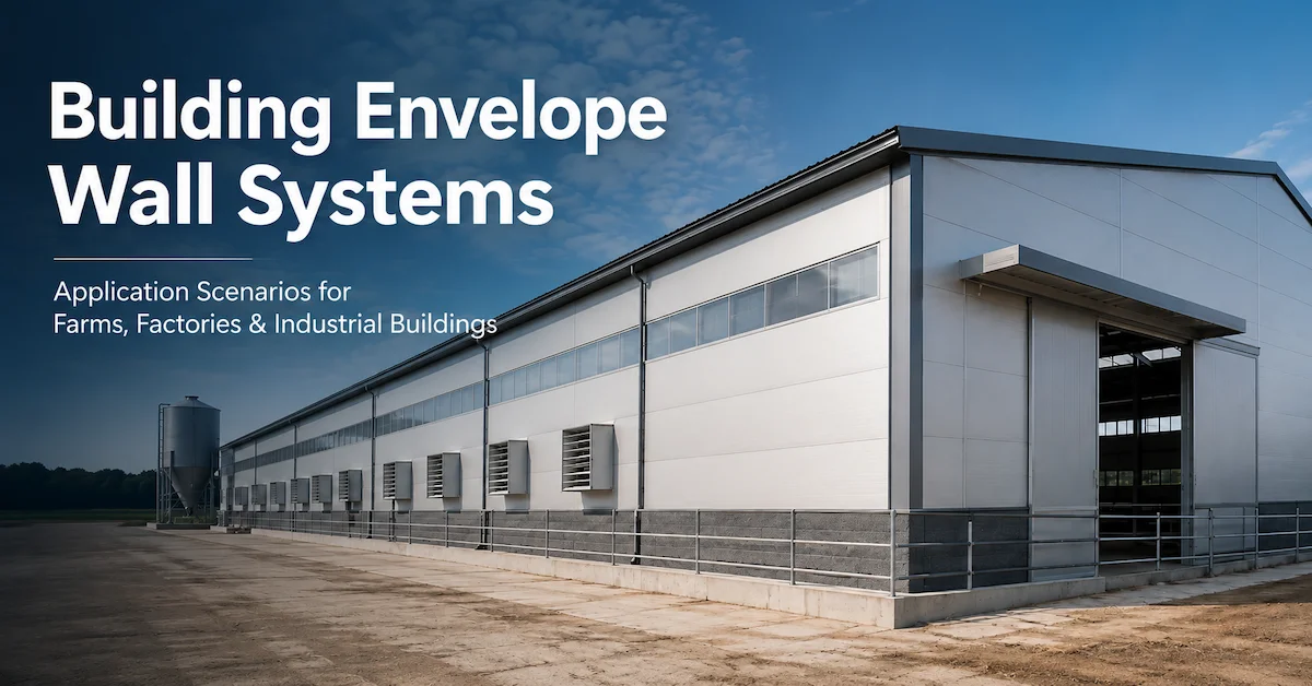 Building Envelope Wall Systems: How to Choose Durable Walls for Farms, Factories, and Harsh Environments